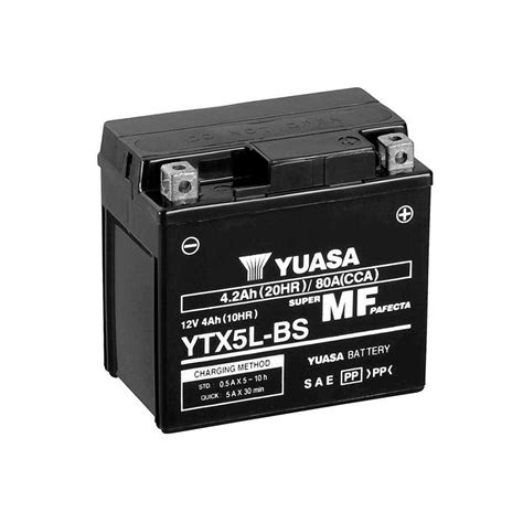 ᐅ Batería Moto Yuasa YTX5L BS Envío gratis 24 48H