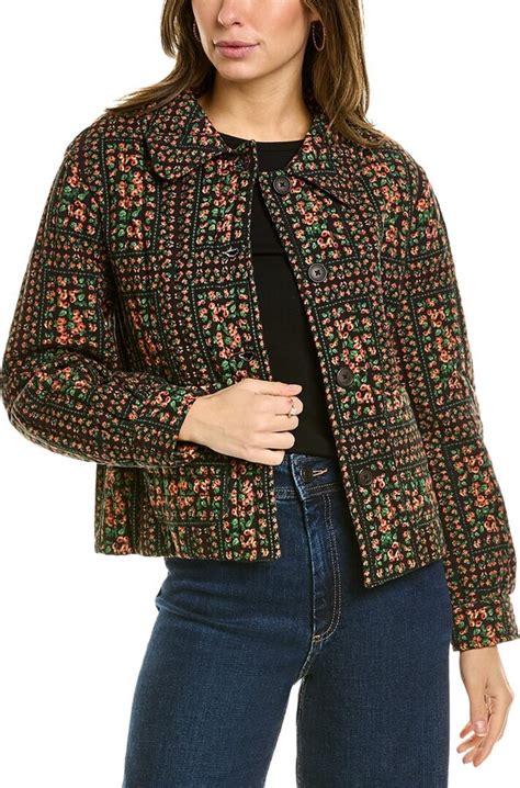 Boden Quilted Printed Jacket Shopstyle