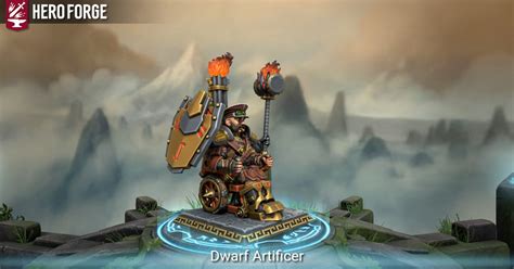 Dwarf Artificer Made With Hero Forge