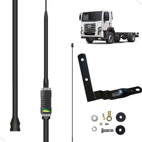 Kit Antena Px Argentina Suporte Vw Constellation Lateral Mot