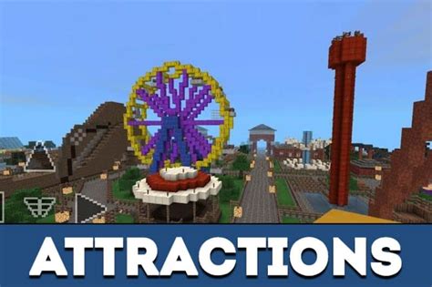 Amusement Park Map Minecraft Pe Bedrock Mod