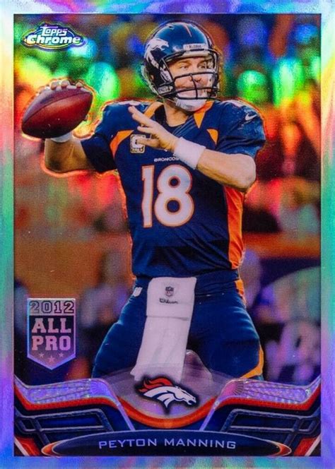 Peyton Manning Topps Chrome Refractor Psa Price Guide