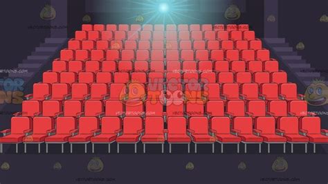 Cartoon Movie Theater Seats