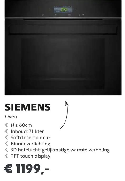 Siemens Oven Aanbieding Bij Superkeukens