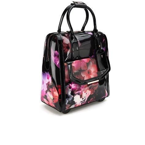 Ted Baker Women S Connie Cascading Floral Travel Bag Black