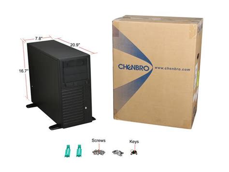 CHENBRO SR10569-CO Pedestal Main Streaming Server/Workstation Chassis ...