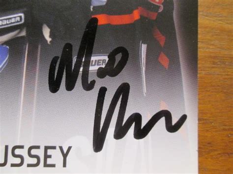 Original Autogramm Matt Hussey Eishockey Ingolstadt Autogramm