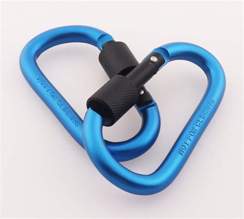 2 Heavy Duty Dark Blue Carabiner Clip Shaped Keychain Key Ring Etsy