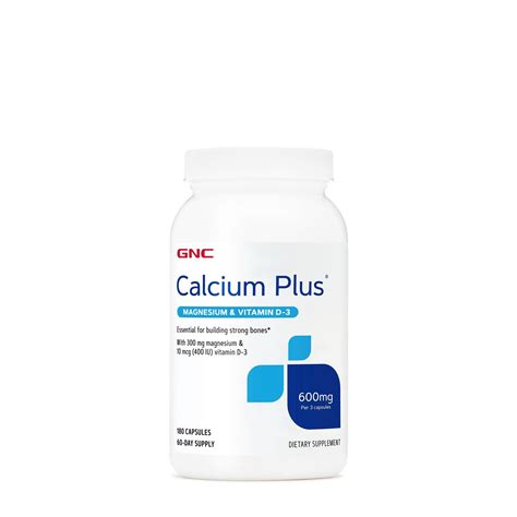 Gnc Calcium Plus With Magnesium Vitamin D Calciu Cu Magneziu Si