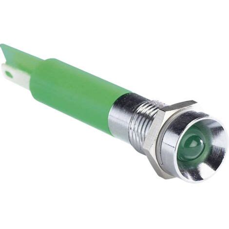 Voyant De Signalisation LED APEM Q8R1CXXG12E Vert 12 V DC 20 MA 1 Pc S