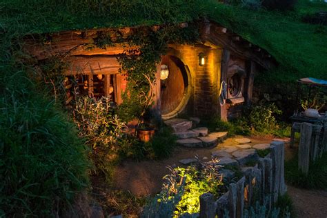 Hd Wallpaper Hobbit House In Matamata New Zealand