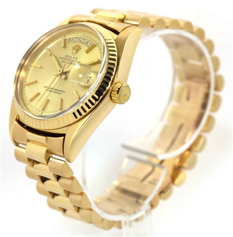 Rolex Day Date President 36mm 1803 18k Yellow Gold Champagne Dial