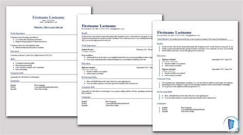cv samples  freshers unique resume template good cv resume words