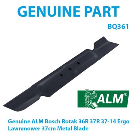 BOSCH Rotak 36R Rotak 37 14 Ergo Rotak 37R Lawnmower 37cm Metal Blade