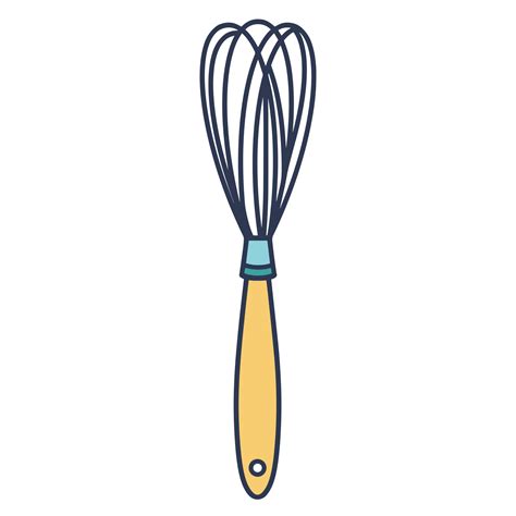 Icono De Vector De Batidor De Cocina Ilustraci N De Color Dibujada A