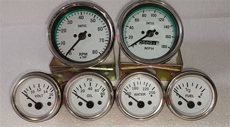 Smiths Replica Kit Elec Temp Oil Fuel Volt Gauge Speedo Tacho 85