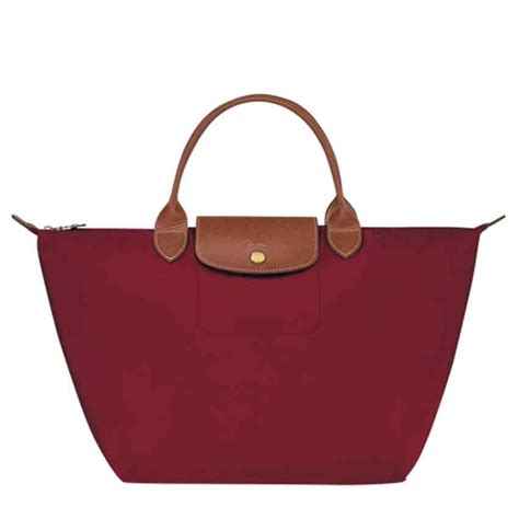 Longchamp Le Pliage Original Sac A Main M Rouge