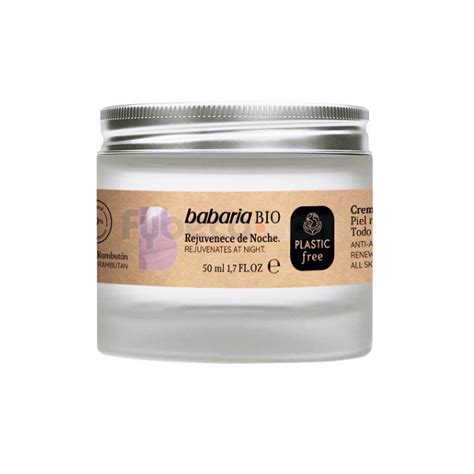 Babaria Bio Crema Antiedad De Noche Detox Y Calmante Ml Farmadon