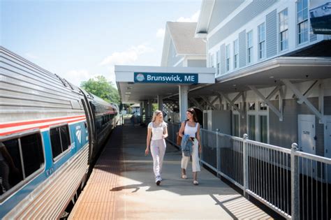 Amtrak Downeaster With Customers Amtrak Media