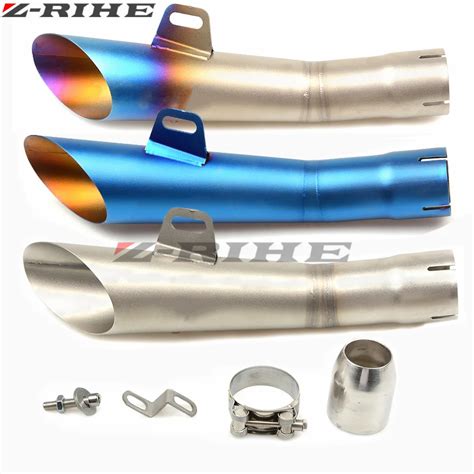 35mm51mm Motorcycle Exhaust Pipe Moto Escape Muffler Pipe For Yamaha