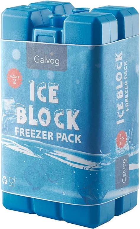 Galvog Freezer Blocks Ice Packs Mlx For Lunch Box Long Lasting