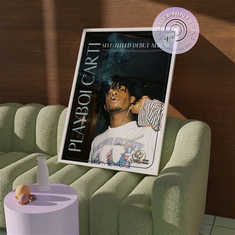 Playboi Carti Self Titled Album Poster Instant Download Etsy