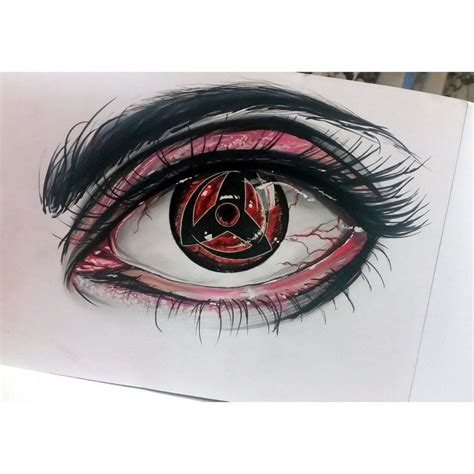 Kakashi Mangekyou Sharingan Drawing