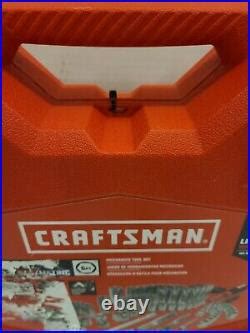 CRAFTSMAN 105 Piece SAE Metric Mechanics Tool Set Socket Wrench 1 4 In