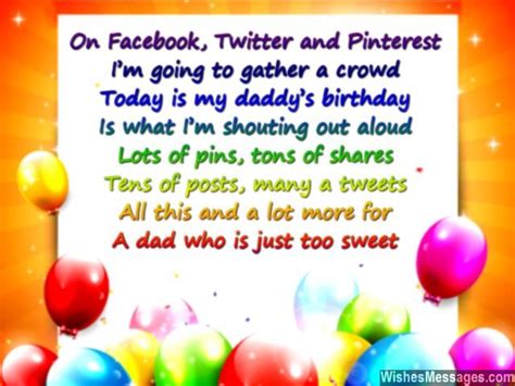 Birthday Poems for Dad – WishesMessages.com