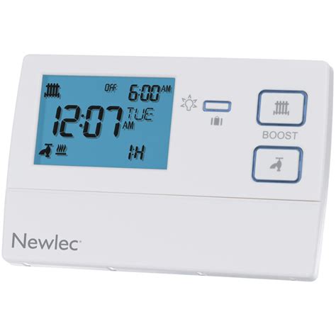 newlec  channel  day digital heating programmer white