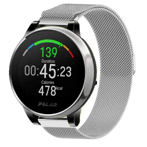 Polar Vantage M Milanese Armband Silber Smartwatcharmbaender De