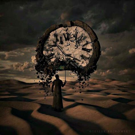 Destroying Time Surreal Art Surreal Photo Manipulation Art