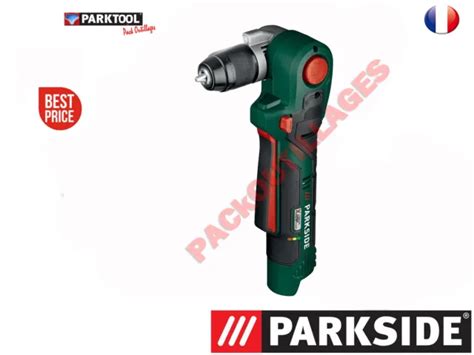 PARKSIDE PERCEUSE VISSEUSE D ANGLE Rechargeable 12V Sans Batt Ni