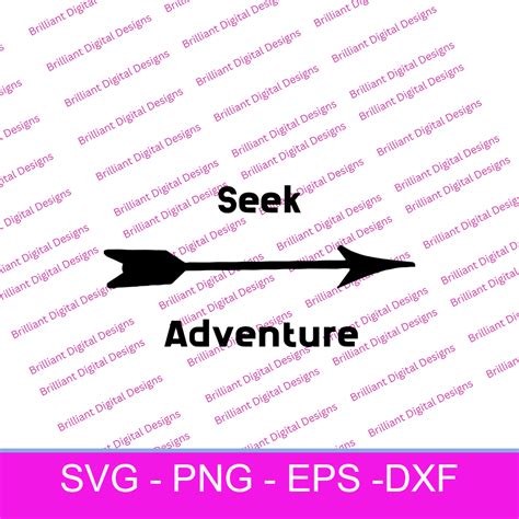 Inspirational Word Seek Adventure Svg By Brilliant Digital Designs