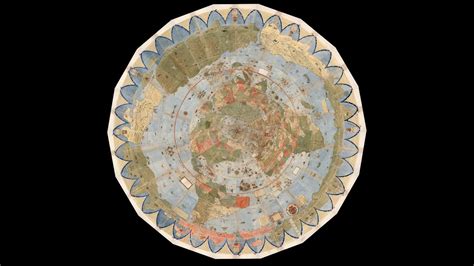 Largest Early World Map Monte S 10 Ft Planisphere Of 1587 YouTube