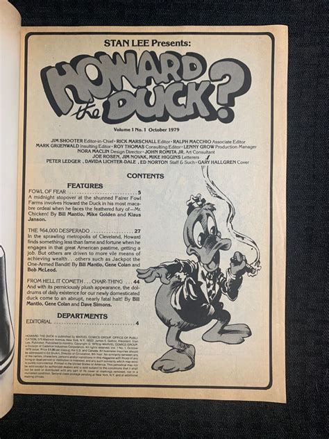 1979 Howard The Duck Magazine 1 Fn 6 0 Michael Golden And Klaus Janson Comic Books Bronze Age