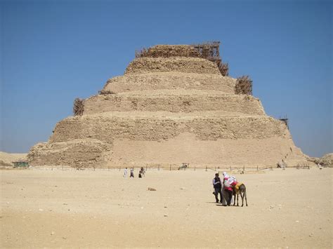 Step Pyramid At The Funerary Complex Of Djoser Saqqara Designed By