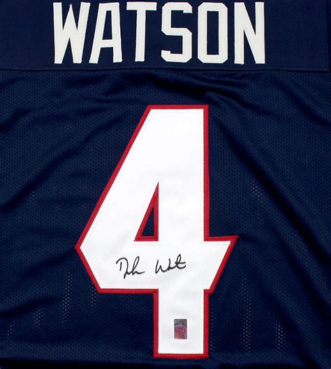 Deshaun Watson Autographed Houston Texans Custom Jersey