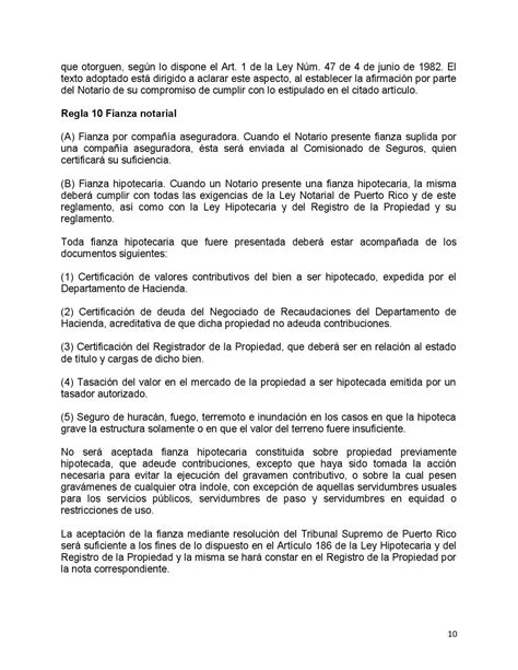 Reglamento Notarial De Puerto Rico By Colegio De Notarios De Puerto