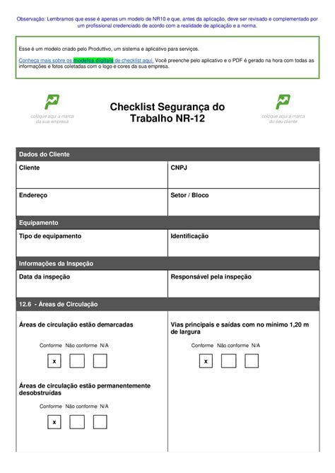Como Criar Um Check List Nr 12 E 3 Modelos Prontos Para Usar