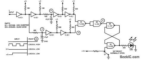 Digitalfrequencydetector Measuringandtestcircuit Circuit Diagram