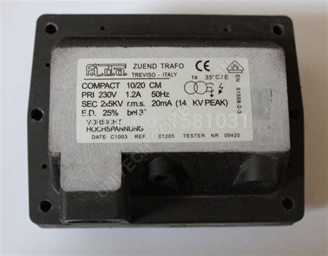 Fida Ignition Transformer Compact Cm Frequency Mhz Hertz