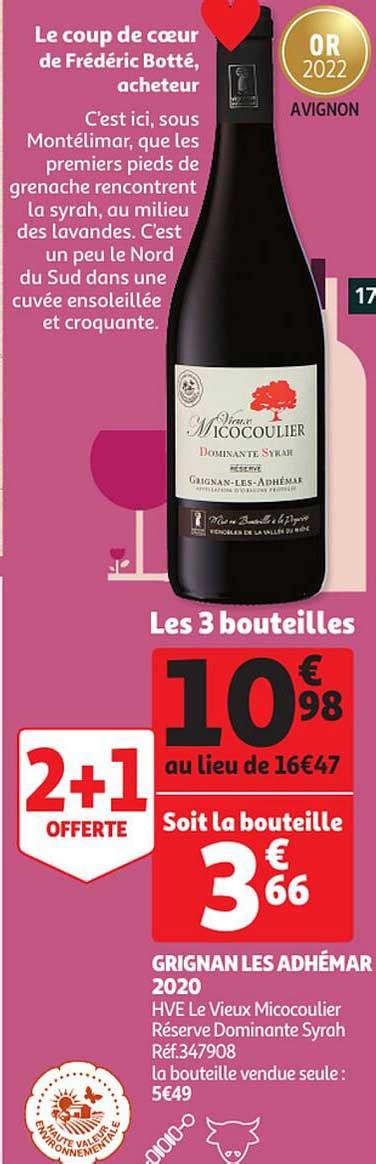 Promo Grignan Les Adh Mar Chez Auchan Icatalogue Fr