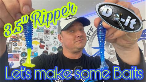 Making Soft Plastic Baits With Do It Molds 35” Ripper Paddle Tail