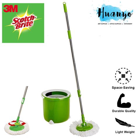 M Scotch Brite Single Spin Mop Bucket