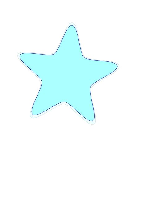 Light Blue Star Clip Art at Clker.com - vector clip art online, royalty ...