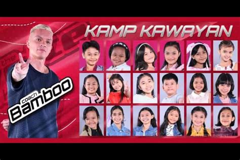 bamboo   coach  complete team   voice kids abs cbn