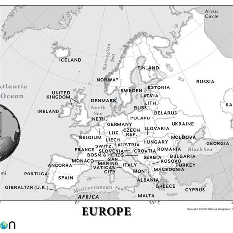 europe physical geography