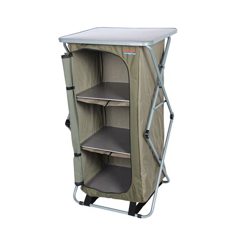 Sierra 4 Shelf Single Camp Cupboard Bushtec Adventure