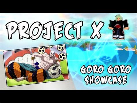 Project X Goro Goro Showcase New K Gold Code Roblox Youtube